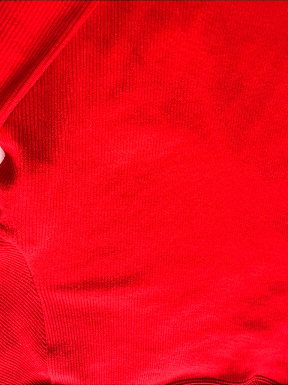 eye candy Red Ribbed Long Sleeve Tee - Picture 8 of 8